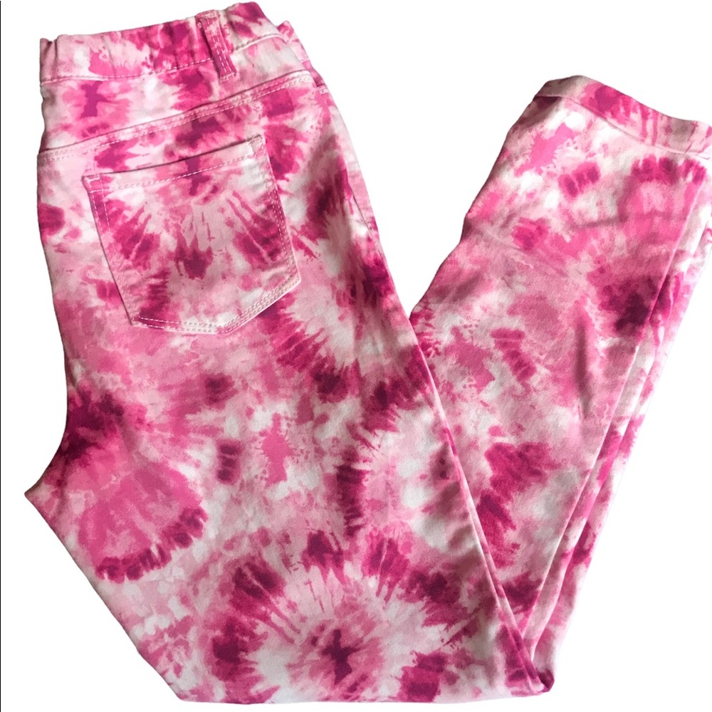 ‼️SOLD‼️Adorable Tye Dye Crop Girls Pants - Picture 1 of 2